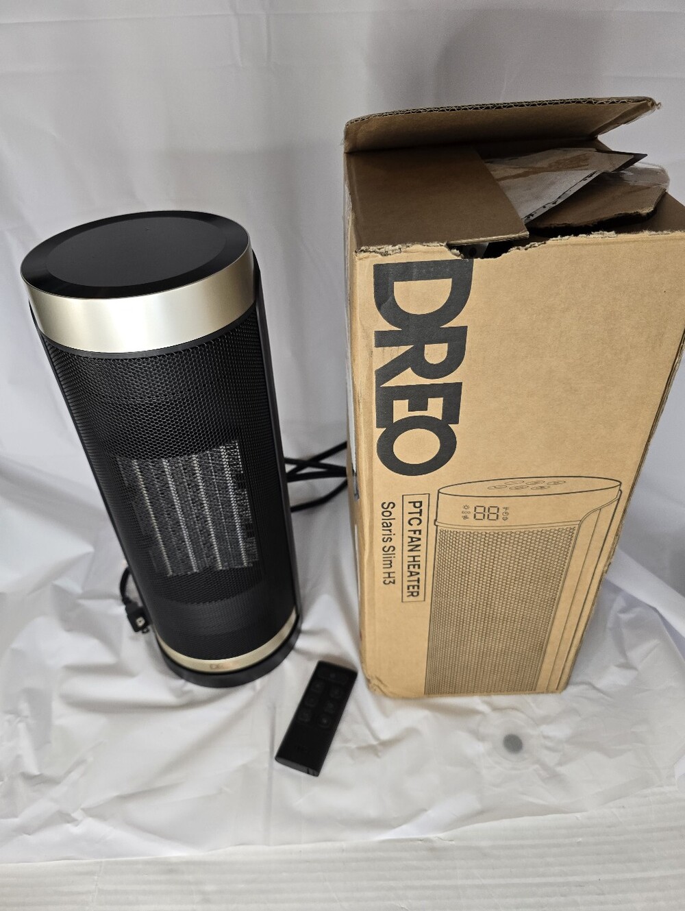 DREO 1500W Space Heater for Indoor Electric Heater with Thermostat & remote